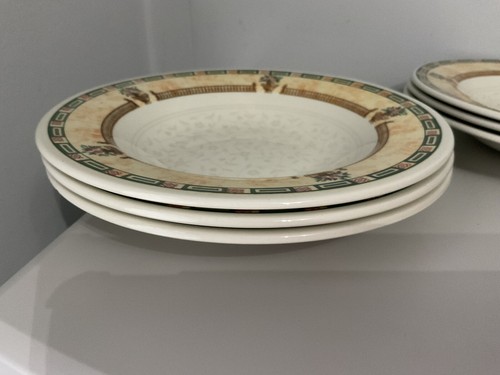 Staffordshire Balaustra 9" piatti zuppa/insalata/pasta x 6 - Foto 7 di 10