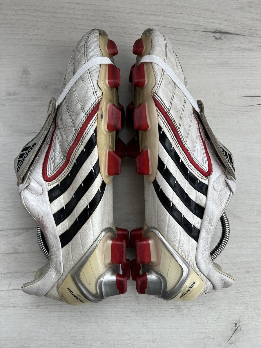 Adidas Predator Powerswerve FG Leather White Soccer Clears