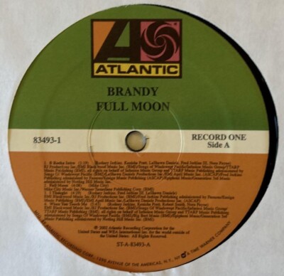 Full Moon [LP] by Brandy (Vinyl, Mar-2002, Atlantic USA) for sale
