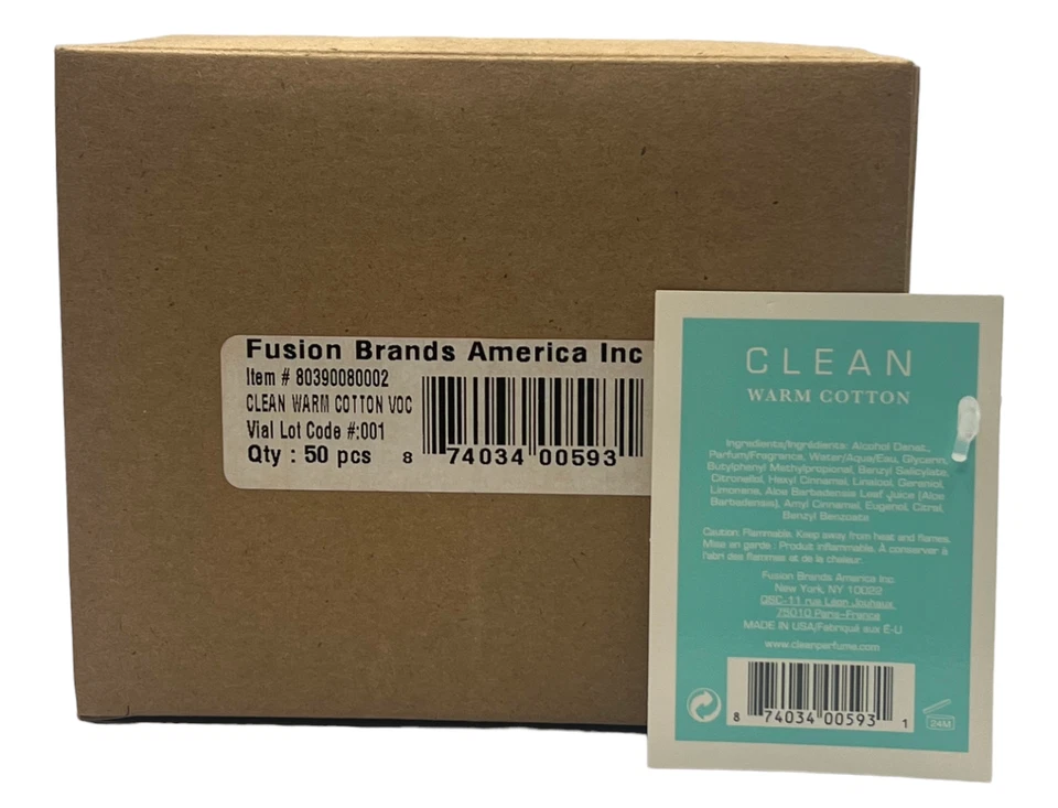 Frascos de eau de parfum de algodão quente limpo 0,03 oz 1 ml cada escolha seu lote respingo - Imagem 2 de 3