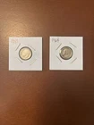 Two Silver Dimes 1959 And 1964