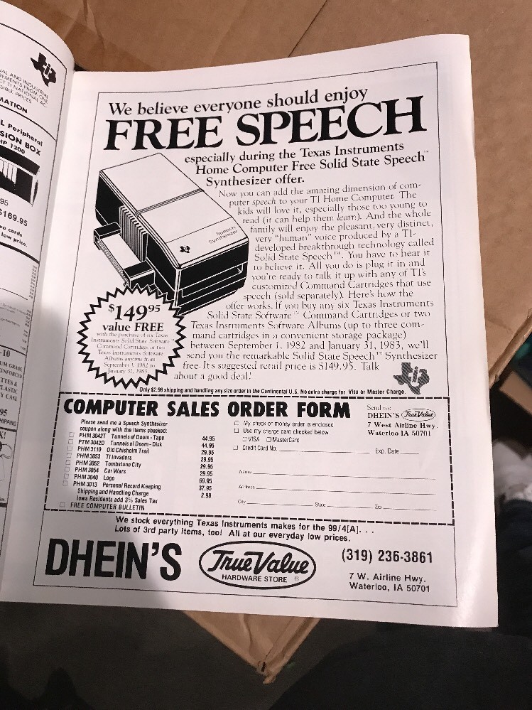 Rivista NOS 99'ER Magazine Vol.2 N.2 Per TI-99/4A &ndash; Articoli E Programmi Vintage