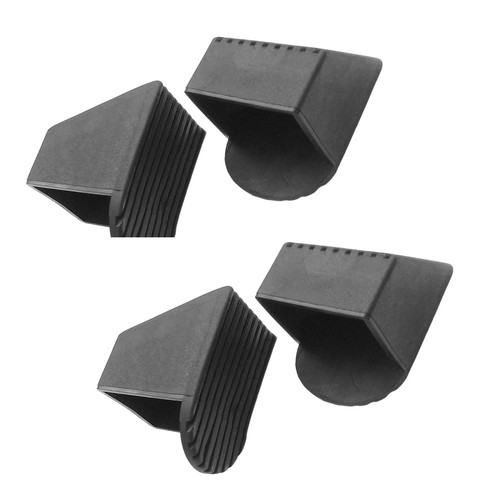 2/4Pcs 50mm Rubber End Caps Total Gym Fitness Equipment Square End