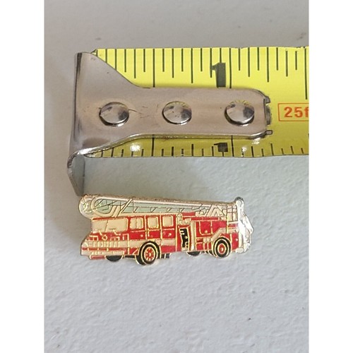 Firetruck Fireman FireFighter Lapel Hat Pin *LOT OF 3* PWII (NEW) Vintage Ladder - Picture 8 of 9