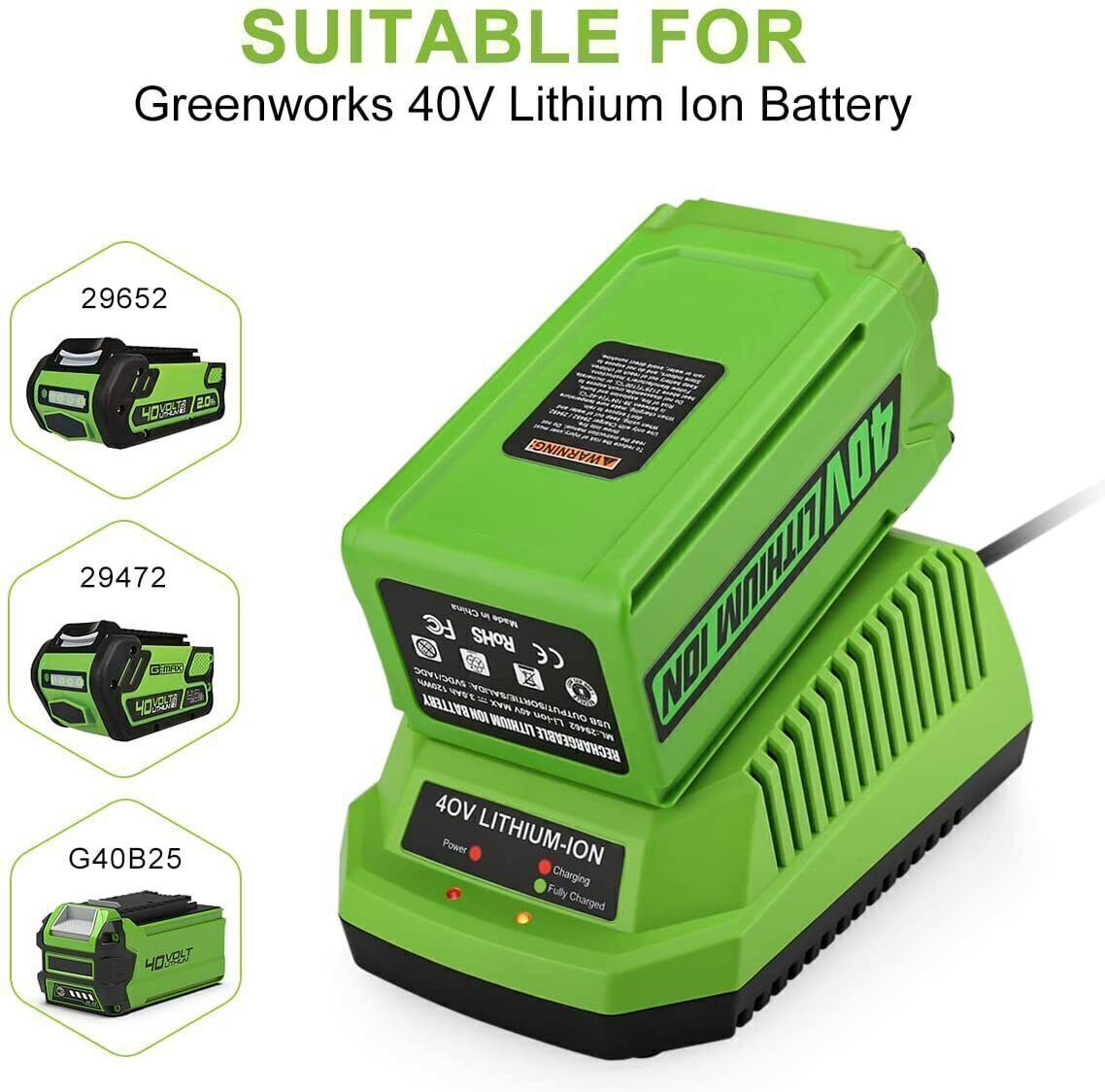 Greenworks аккумулятор 40v 8ah