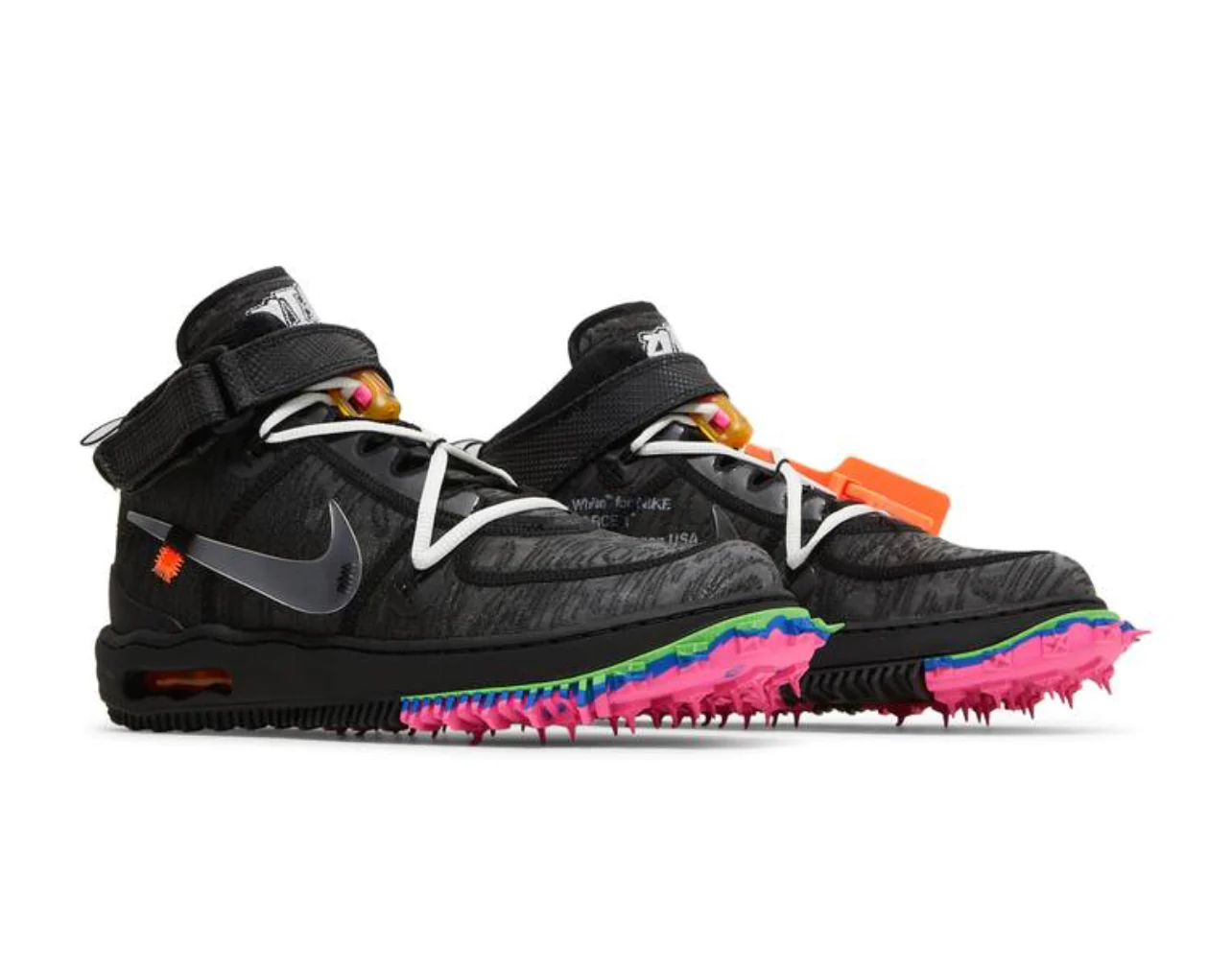 OFF WHITE X NIKE Bianco sporco x Air Force 1 taglia media 12 M (nuovo)