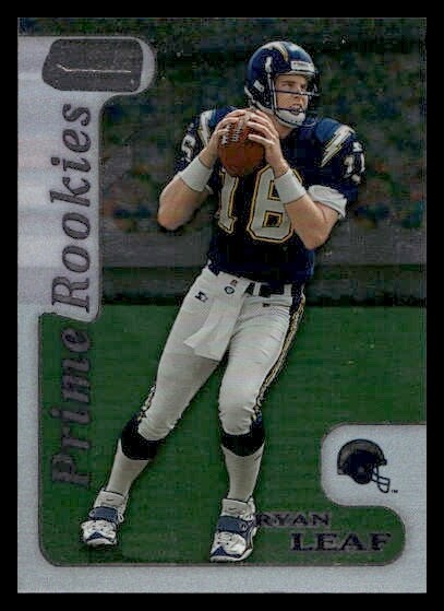 Ryan Leaf Stadium Club Prime Rookies #PR1 Rookie Prime