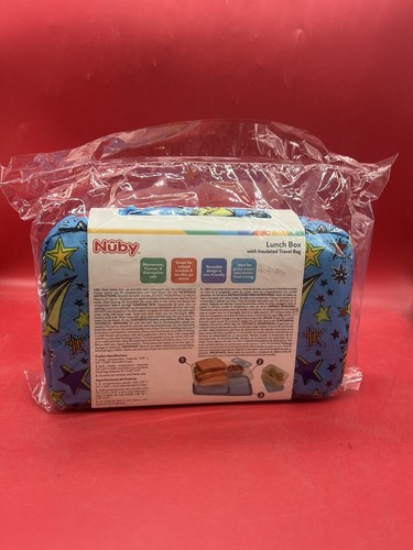 Nuby Insulated Bento Box Lunchbox with Reusable Ice Packs & Removable Containers - Picture 2 of 2