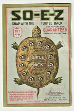 So-E-Z turtle back dress fasteners Vintage 1930s usa sewing collectible