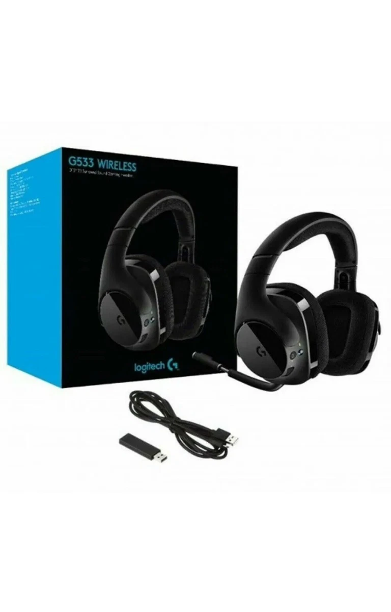 Logitech G533 Wireless Gaming Headset – DTS 7.1 Surround Sound – Pro-G  Audio Drivers, Black