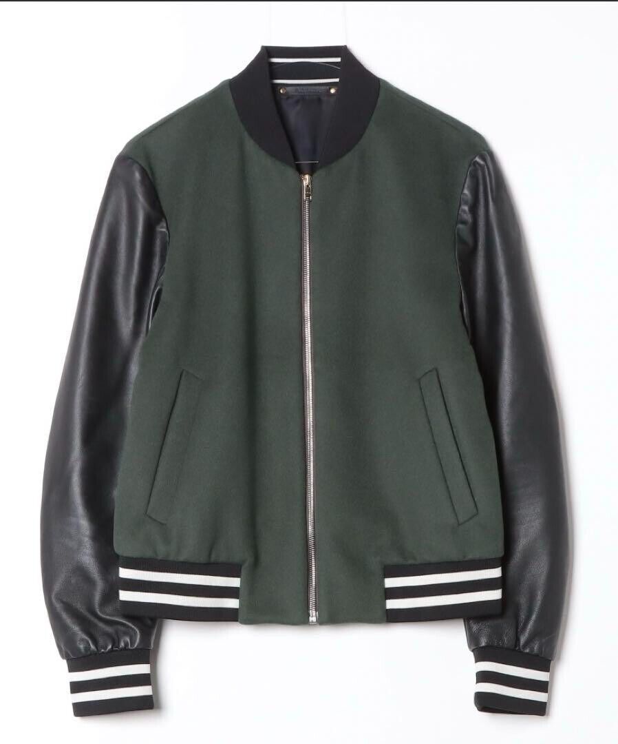 Paul Smith 100% Wool Stadium Varsity Jacket Blouson Men Paul Smith 100% Wool Stadium Varsity Jacket Blouson Men