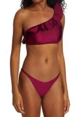 Zimmermann Poppy Shoulder Frill Bikini