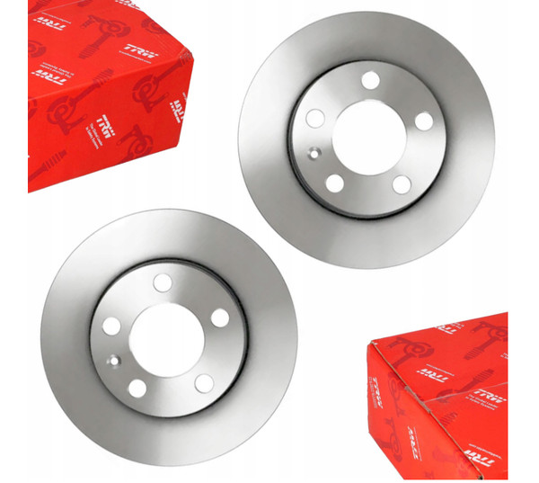 2X TRW DF2805 Bremsscheibe 230Mm Hinten 230 Mm FüR Audi A1 City Carver A2 A3 TT-image