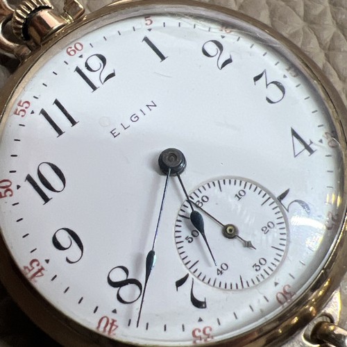 Vintage Elgin Grade 410 1914 15j 0s Nurses Watch With Fleur De Lis Pin Runs - Picture 4 of 24