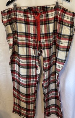 NWT Old Navy Tartan Plaid Flannel Pajama Pants Sleep Lounge with pockets Men XXL