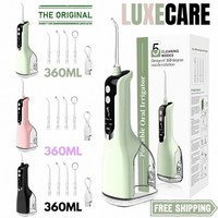Luxecare Luxe Water Flosser 2026 Upgraded Portable Oral Irrigator 360ML 5 Jet UK