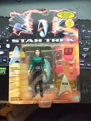 STAR TREK GENERATIONS DEANNA TROI Figure Playmates Open Box