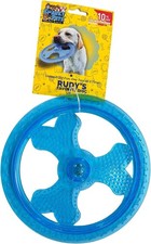 Rudy  s TPR Flying Disc Dog Toy w/ Center Ball Frisbee Pool Floats Chew Toys