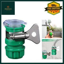 Universal Rubber Tap Connector 15-20mm Garden Kitchen Bath + Hose Adapter