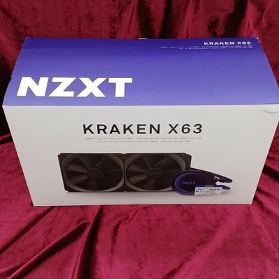 NZXT Kraken X63 280 RGB AIO CPU Cooler RL KRX63 01   280mm Liquid Cooler