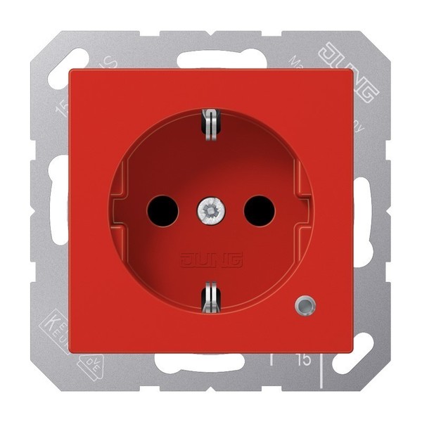 Jung Schuko-Steckdose 16A 250V Aba 1520 Bfko Rt Steckdosen ABA1520BFKORT-image