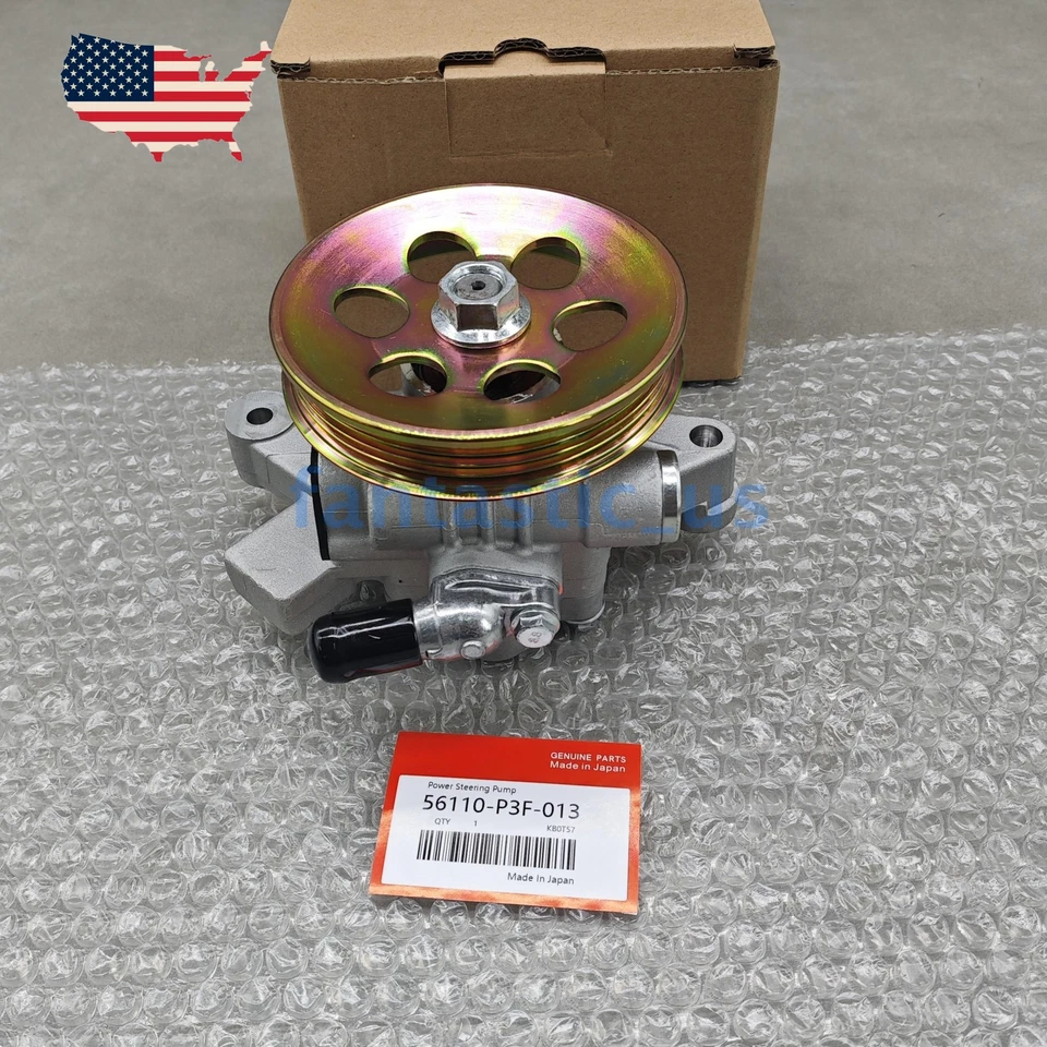 New Power Steering Pump w/ Pulley For 1997-2000 Acura EL Honda Civic 21-5066 US - Image 2 of 4
