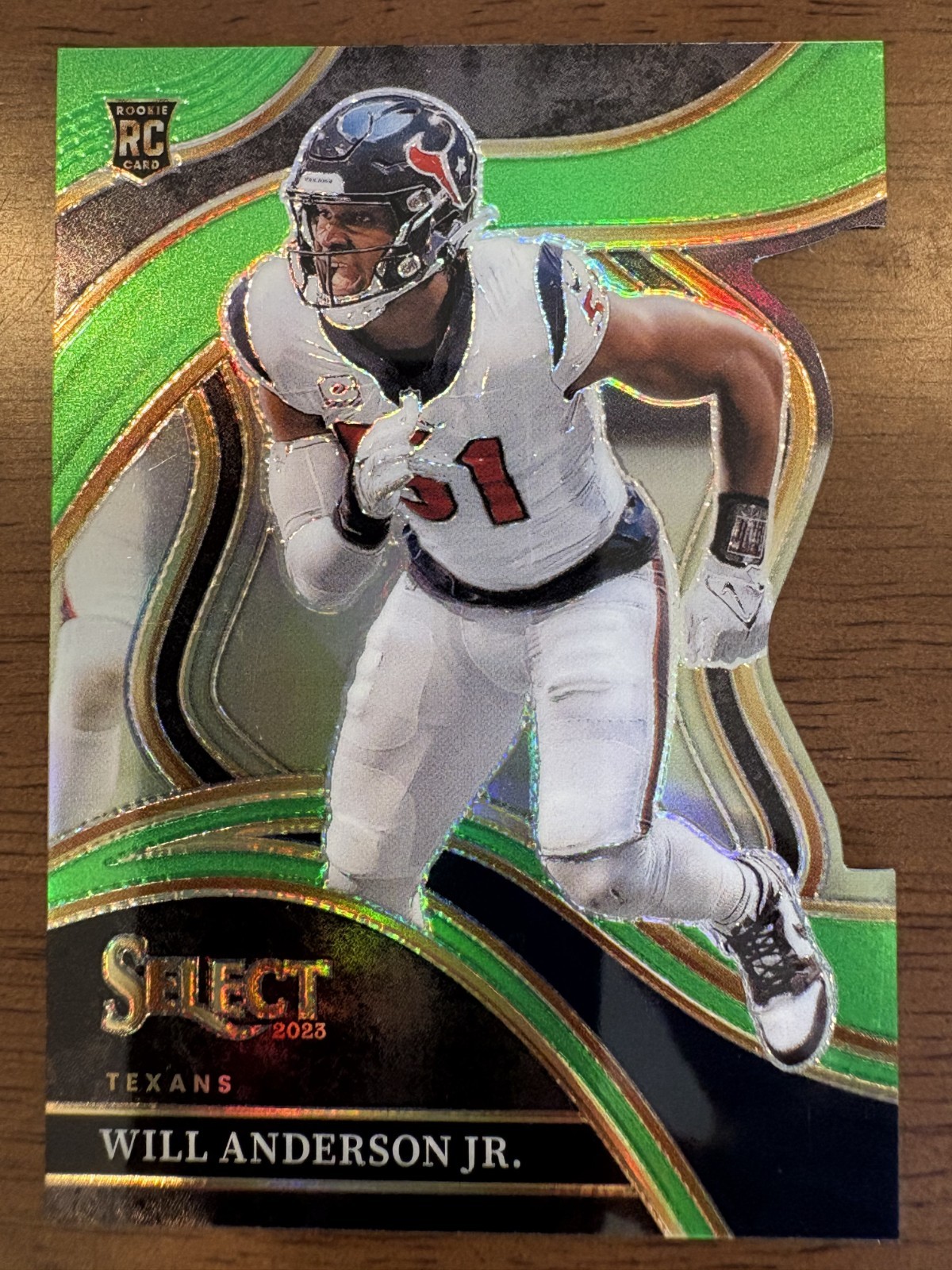 2023 Panini Select - Will Anderson #207 Neon Green Die-Cut /499 (RC)