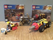 Lego City 60186 Trapano pesante minerario (100% completo) StJ