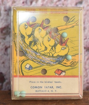 Vintage 1955 Comon Tatars Feed the Birdies Childrens Jiggle Puzzle Game