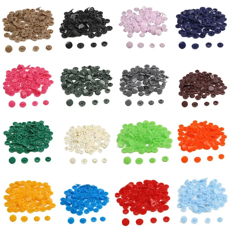 100/50pcs T5 Plastic Resin Snap Buttons for Clothing DIY Garment Press Stud Fast thumbnail 2