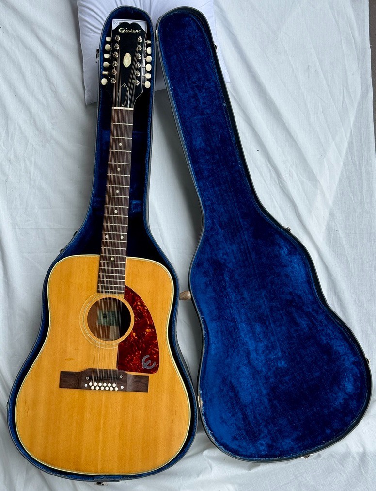 Epiphone Gibson 1964 FT-112 Bard 12-String Guitar USA Natural with Original Case