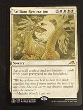 1x Brilliant Restoration (007) Kamigawa: Neon Dynasty LP MTG Magic x1 MKE