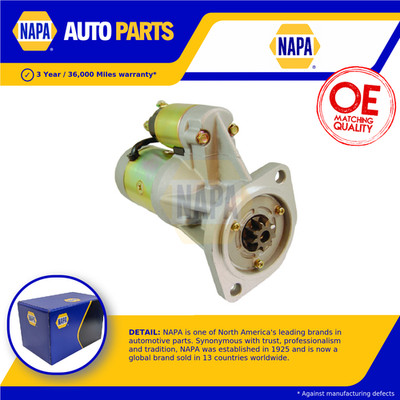 Starter Motor NSM1509 NAPA 8943876530 8944339120 8972105050 8944339121 Quality