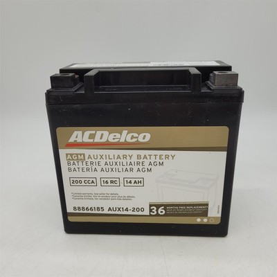 ACDelco Gold AUX14-200 (88866185) Auxiliary AGM 200 CCA Battery [AUX14-200]