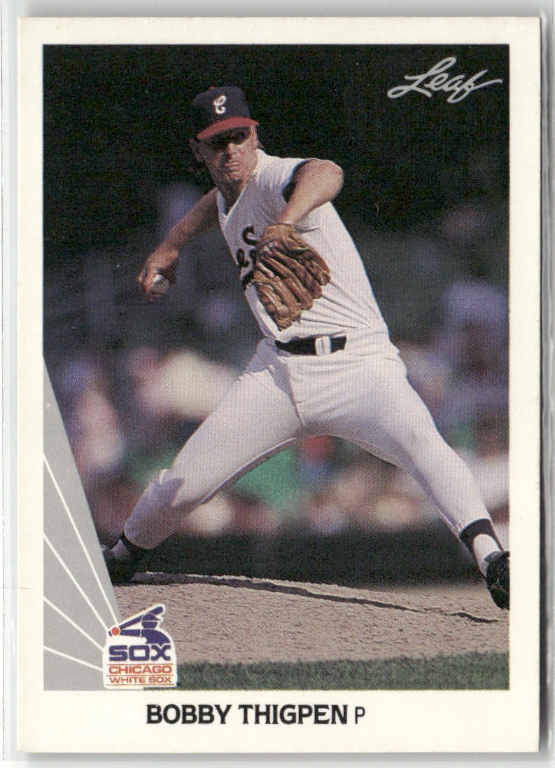 ボビーソックス / レット・イット・スイング 1990 LEAF #175 BOBBY THIGPEN CHICAGO WHITE SOX | eBay