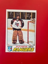 1977-78 Topps Hockey Set Break #207 Gilles Gratton - New York Rangers NRMT