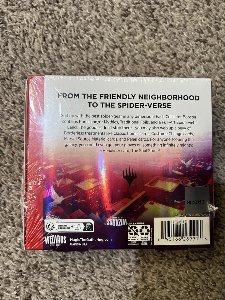 Sealed Magic the Gathering MTG Marvel Spider-Man English Collector Booster Box - Image 2 of 2