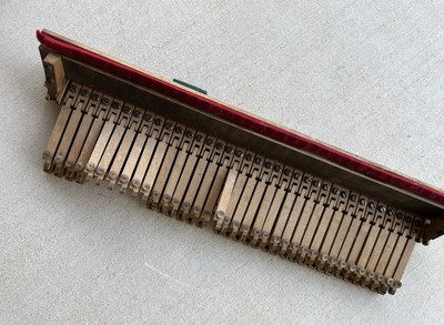 Vintage Piece Of A Grand Piano Hammers