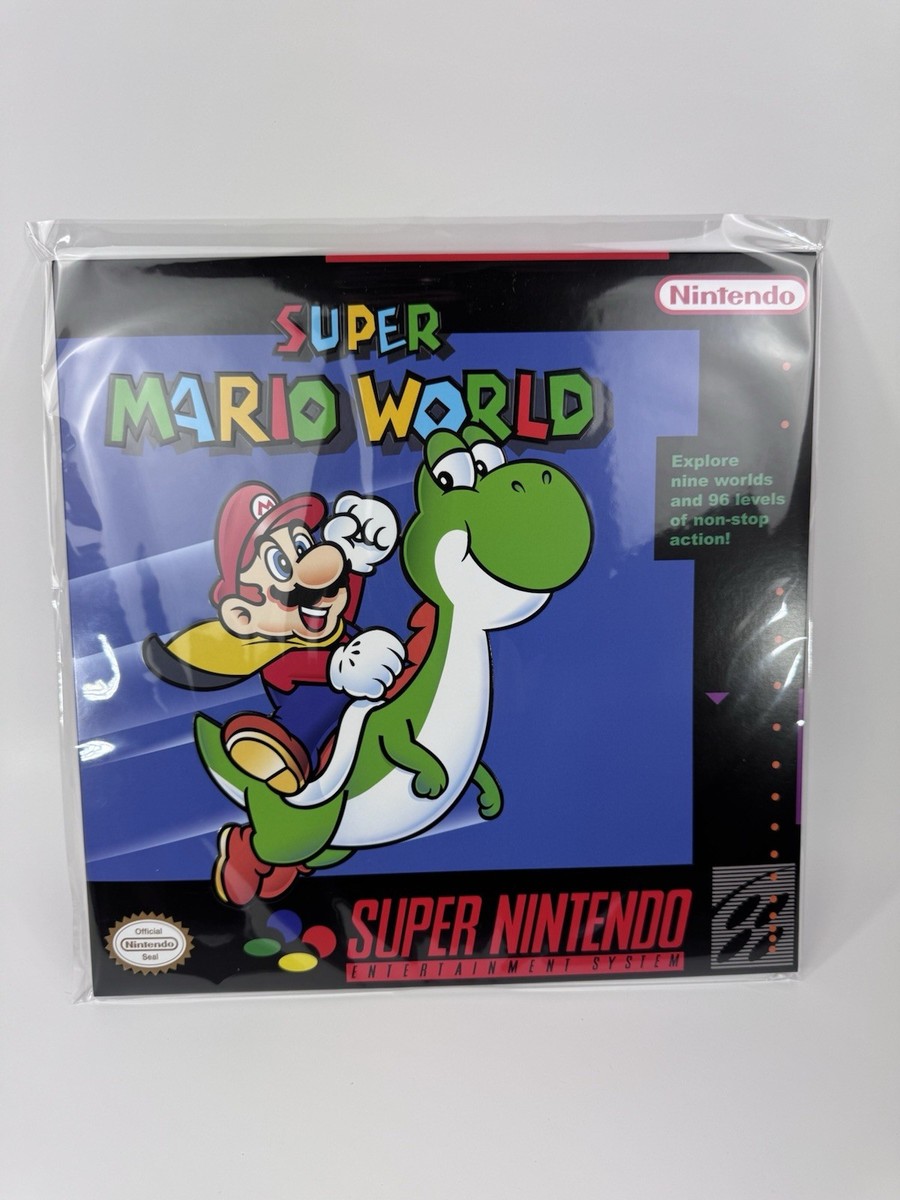 LPレコード スーパーマリオワールド スーパーファミコン 任天堂 Super Mario World Vinyl LP Record Nintendo SNES Famicom OST VGM