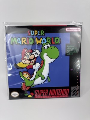 Super Mario World Vinyl LP Record Nintendo SNES Famicom OST VGM