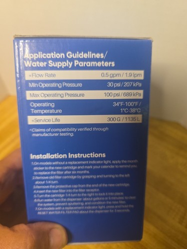 1x PurePlus Water Filter PP-RWF0100A Pure Plus Replaces LG Kenmore - Picture 3 of 12