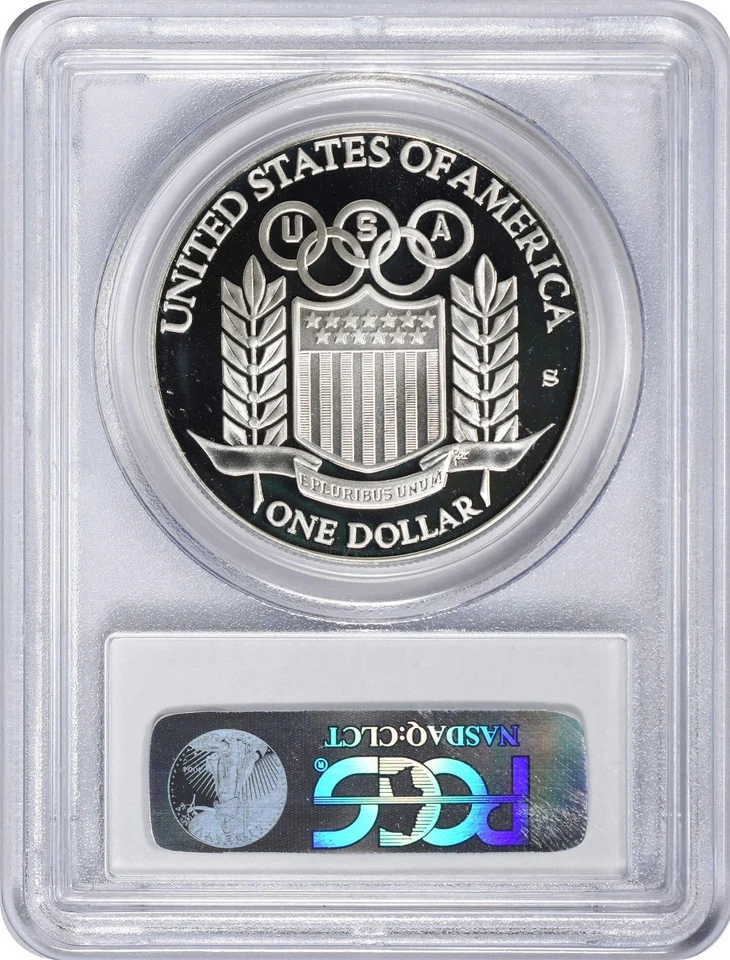 1992-S Olympic Commemorative Silver Dollar PR69DCAM PCGS - Image 2 of 2