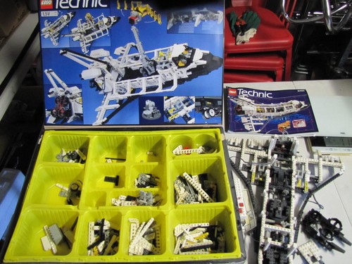 LEGO VINTAGE 8480 TECHNIC SPACE SHUTTLE RARE SPACE FUSEE OLD 9V zu vervollständigen