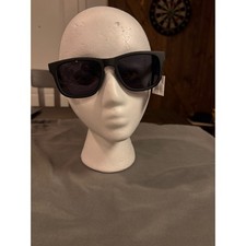 Classic Eyewear Matte Black Square Sunglasses UV400 Protection NWT