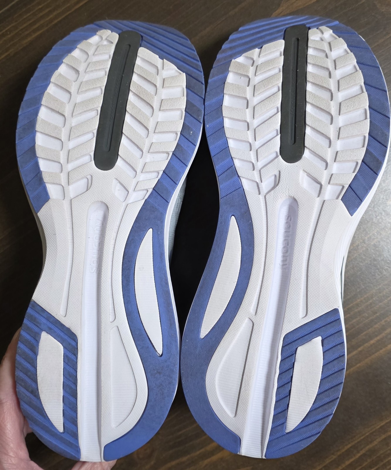 Saucony Women's Endorphin Shift 3 Running Shoes, Granite/Horizon, 9 US Grey Blue thumbnail 6