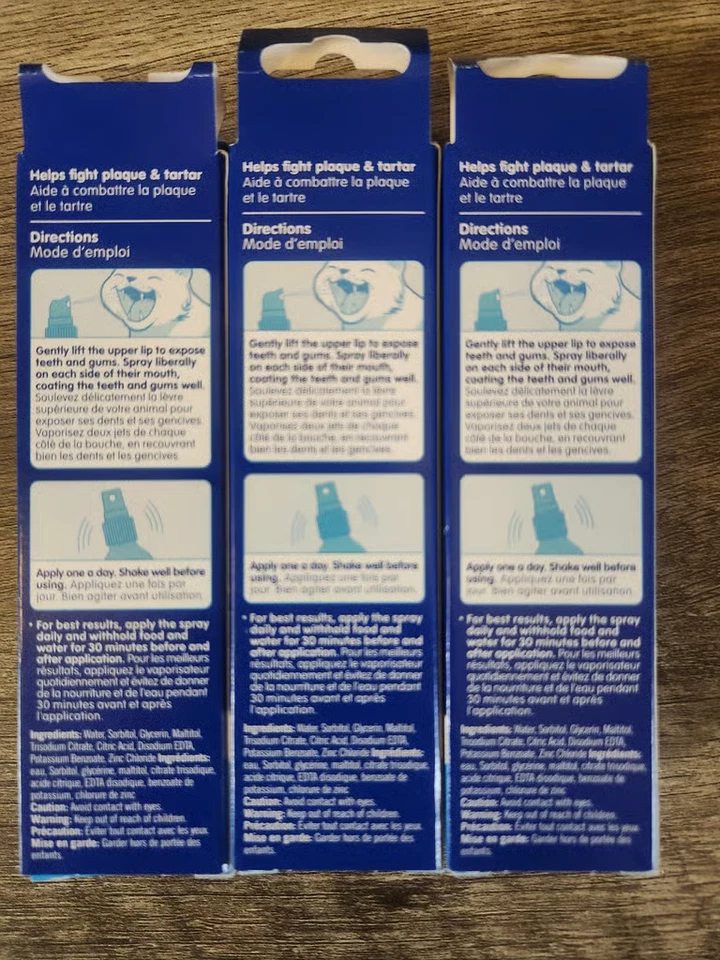 BNIB Cat Oral Spray Breath Freshener Dental teeth and mouth cleaning spray lot - Image 2 of 4