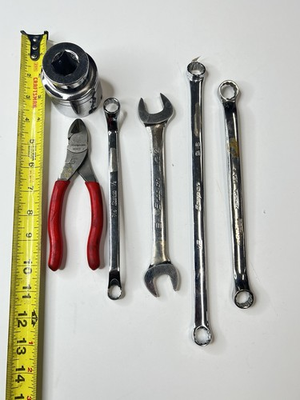 #ad Snap on Mixed SAE Wrench Socket Pliers Tool Lot 86ACF LDH522 OEX24B XDH20A A143 $130.00