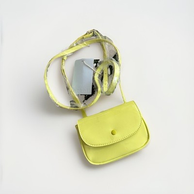 Esprit Handtasche Neon Gelb Grün Lime Festival Sommer Party NEU