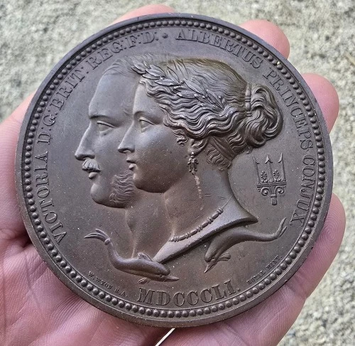 GREAT BRITAIN - Great Exhibition 1851 bronze Award Medal, Engraver : Wyon