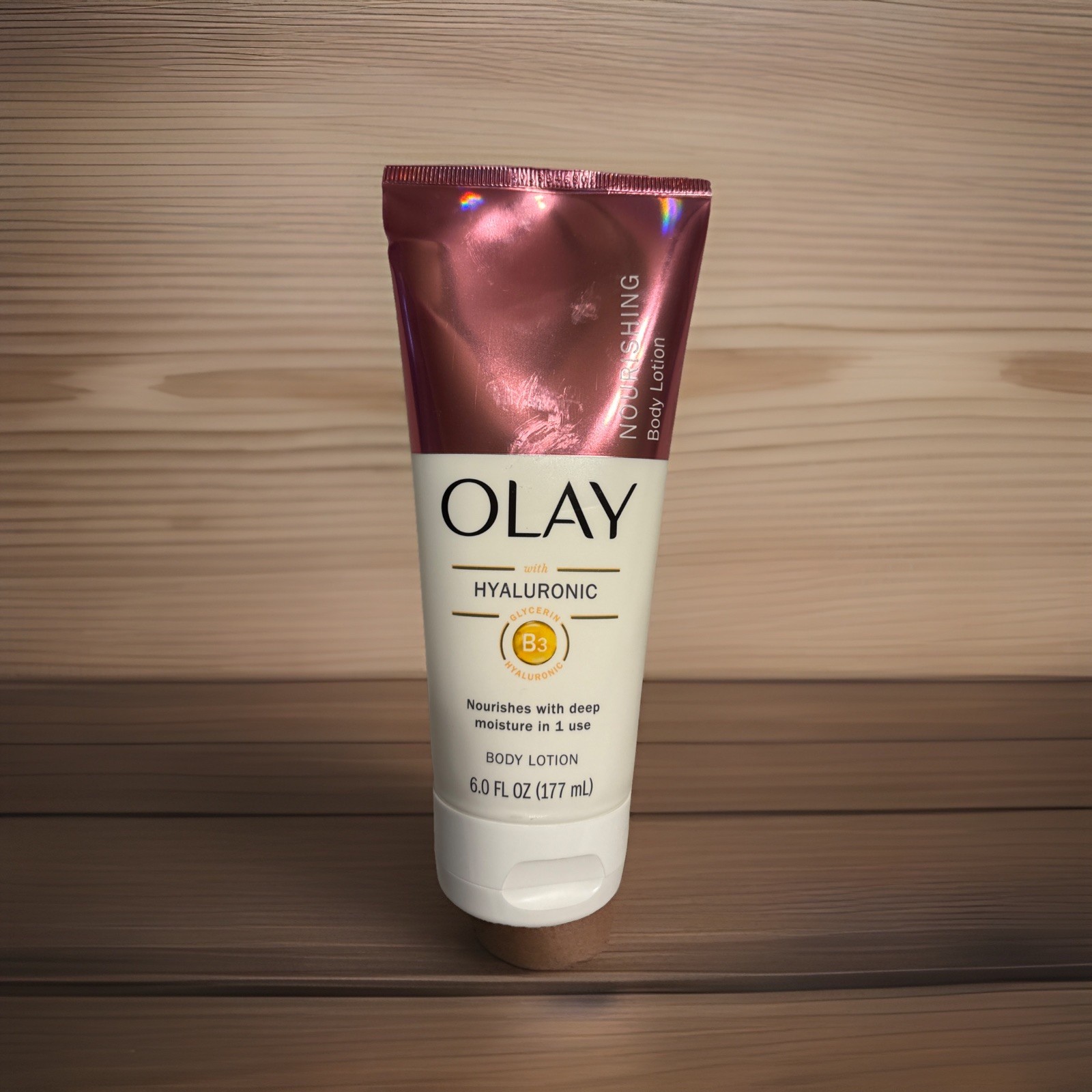Olay Hyaluronic Acid & B3 Nourishing Body Lotion 6 fl oz-image